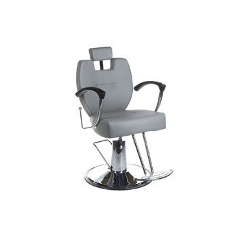 Fotel barberski HEKTOR BH-3208 Jasno Szary Tanio!